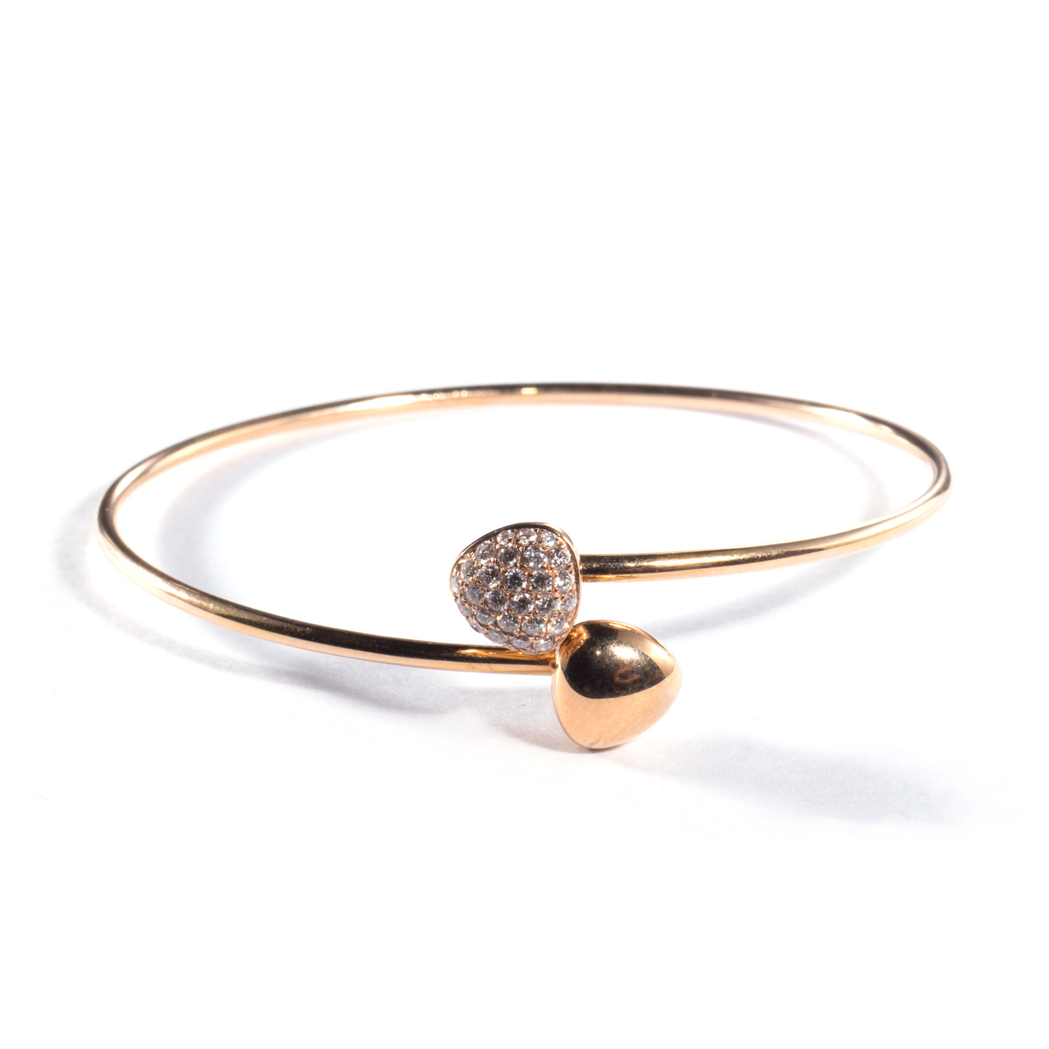 voordelig Betrokken elleboog Geel gouden armband met 30 diamantjes - Juwelenhuis Ruys